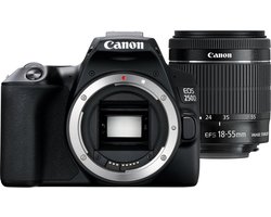 Canon EOS 250D + EF-S 18-55mm IS STM - Zwart