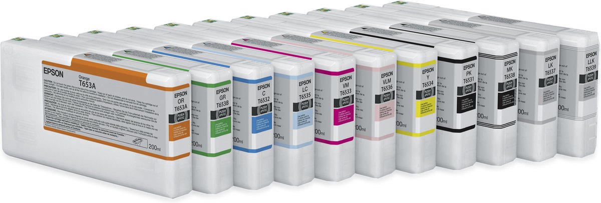 Epson - C13T653400 - T6534 - Inktcartridge geel