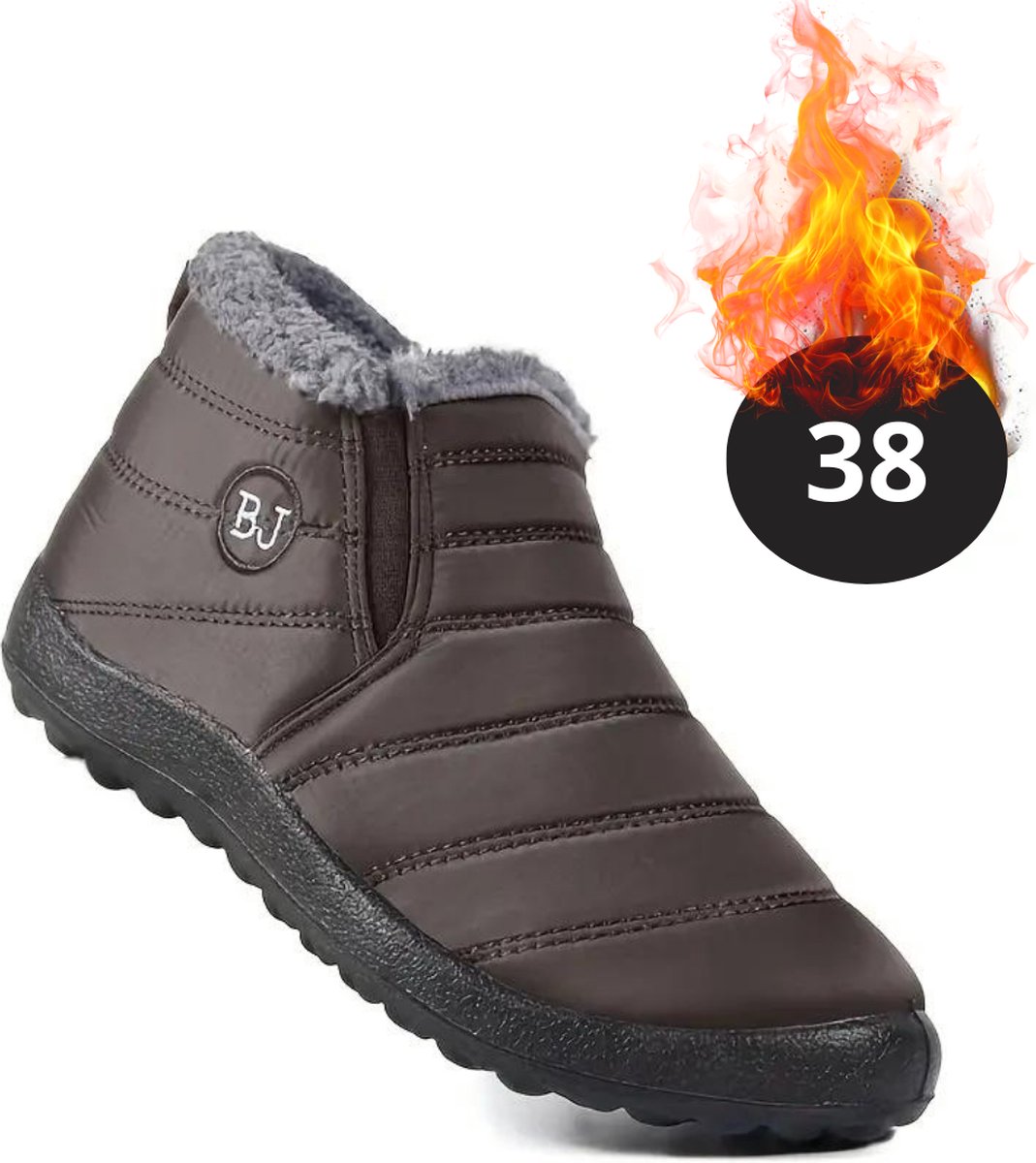 Nivard Snowboots Sneeuwschoenen Sneeuwboots Dames Wintersport Ski Skischoenen – 38 Laag Creme