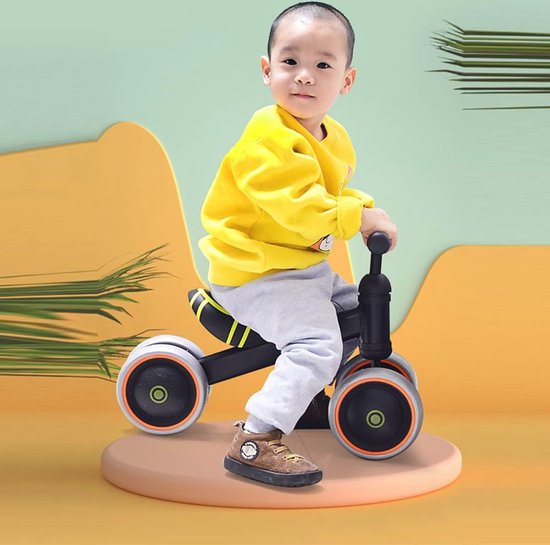Umatoll Balance Bike for Children from 1 Year Old, Toy for 12-24 Months, Balance Bike with Basket for Boys and Girls, Gifts for 1 Year Birthday (Green