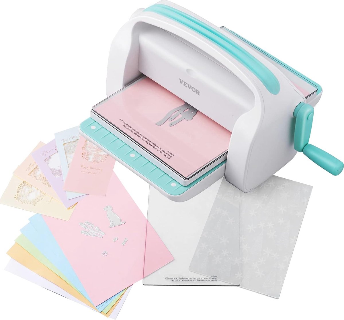 Goedkoopste Handmatige stans- en embossingmachine voor scrapbooking en knutselen - Draagbare snijmachine met 9 inch opening