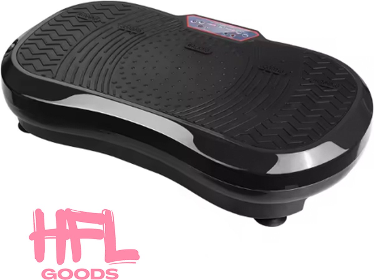 HFL Goods Vibratieplaat - Total Body Work Out - Train Het Hele Lichaam - Zwart