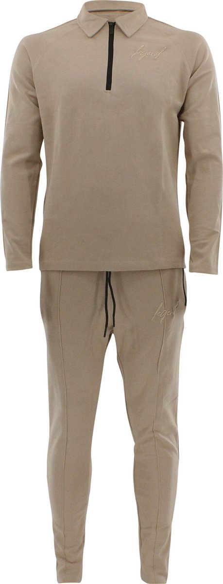 Suit LA Luxe Lounge Beige heren/dames katoen S