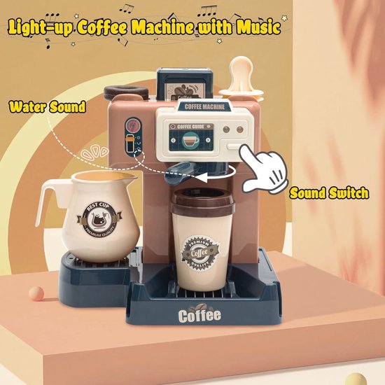 Koffiezetapparaat met licht en geluid - Speelhoekonderdelen kopen? | Korting tot 7 Koffiezetapparaat met licht en geluid - Speelhoekonderdelen kopen? | Korting tot 7
