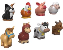 Fisher Price Little People Boerderijdieren - 8-delige set - Speelfiguren