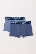 Woody Garçons Boxer bleu + bleu s - taille 176/16J