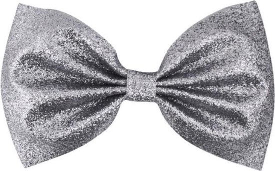 New Age Devi - Pince à cheveux - Cuir Glitter - Glamour | Gris - Argent | Épingle à cheveux - Épingle | Arc - Arc | Filles - Enfants - Femmes | Fête - Occasion