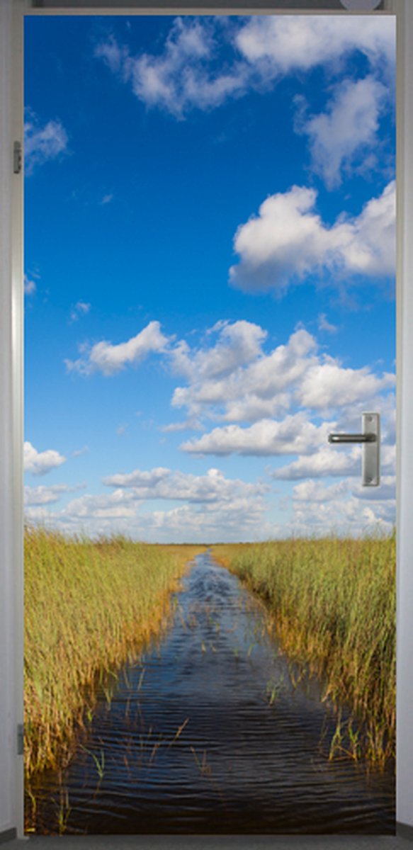 Deurposter 'Everglades' - deursticker 92x212 cm
