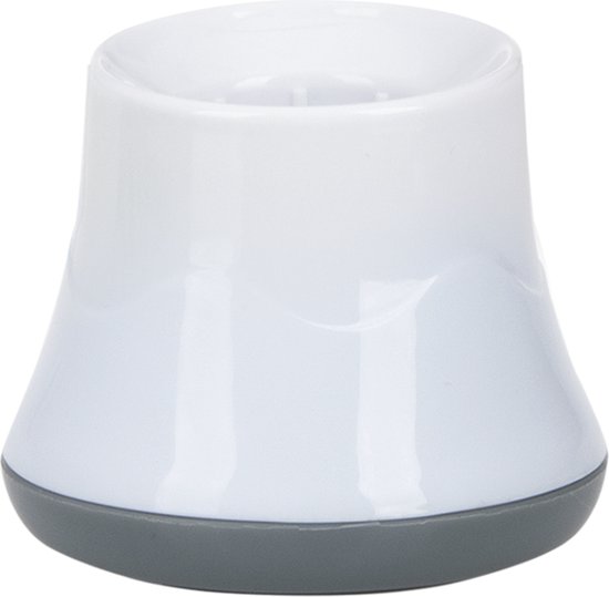 Nuby - Silicone flessenborstel met houder - Grijs van Nûby — afbeelding 3