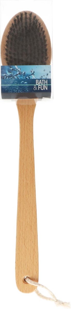 Goedkoopste Bath & Fun Badborstel Hout Varkenshaar