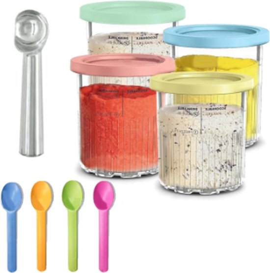Récipients pour machine à glace - Ninja Creamy Deluxe - Lot de 4 - 680
