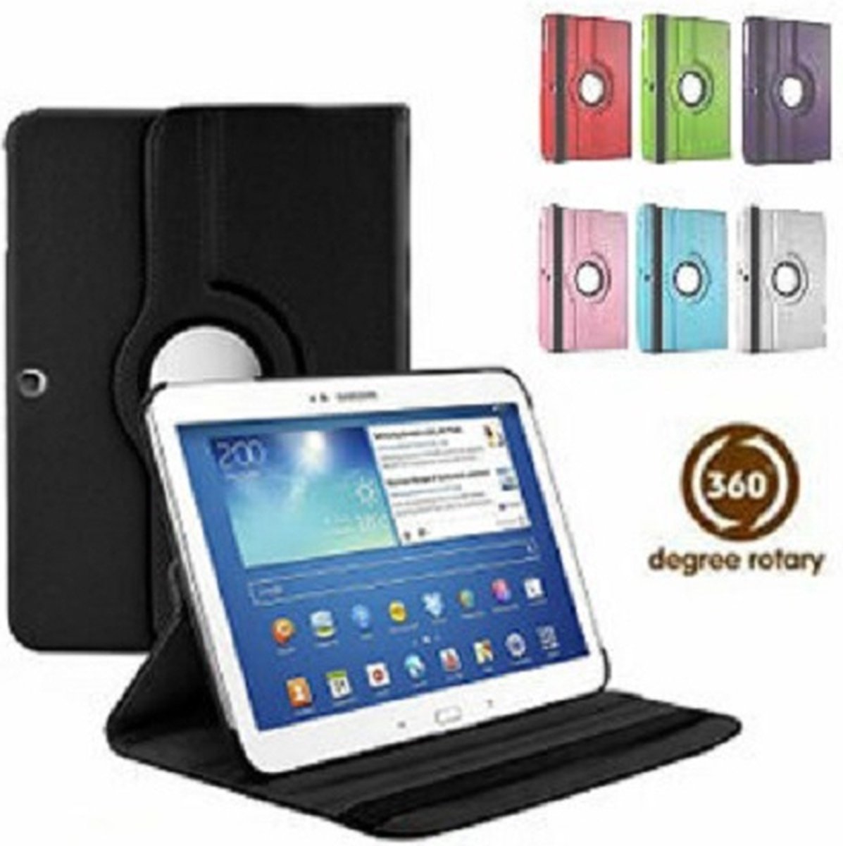 Samsung Tab 3 P5200 10.1 inch Hoesje Case Wit