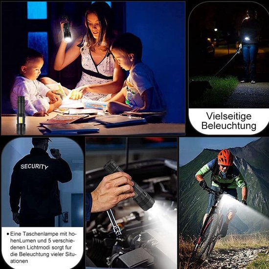 Beste oplaadbare zaklamp top 9: de beste van het jaar