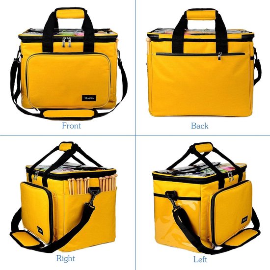 Hoshin Breitas voor garenopslag, draagbare gehaakte draagtas, garenorganizer voor haakpatronen en haken, naalden, strengen garen, geniet overal van breien/haken (Paars Hoshin Breitas voor garenopslag, draagbare gehaakte draagtas, garenorganizer voor haakpatronen en haken, naalden, strengen garen, geniet overal van breien/haken (Paars