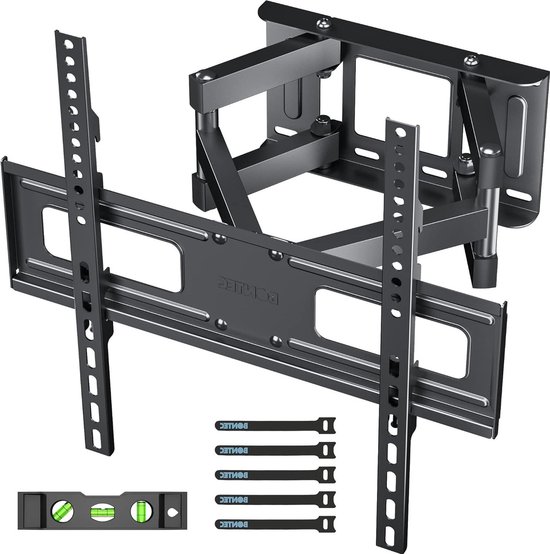 TV Muurbeugel, Draaibare TV Beugel voor 32-65 inch LED, LCD, Plasma, Flat & Curved TV of scherm tot 40 kg, Max. VESA 400x400mm