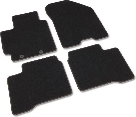 Tapis de voiture sur mesure pour Suzuki Swift 2017 - 2024 - 4 pièces - Luxe - Version : Système de fixation 1