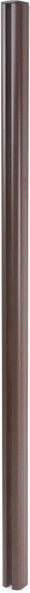 Aluminium paal Sarthe WPC afrastering, pijlerpaal, insteeksysteem ~ 240cm, bruin