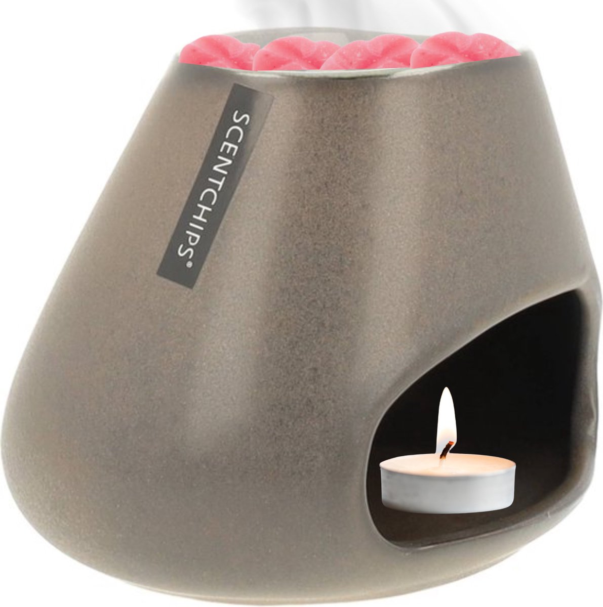 Scentchips® Bulb - Waxbrander - Geurbrander - Oliebrander - Wax Melts Brander - Aromabrander - Ook Geschikt Voor Essentiële Oliën - Geurolie - Waxmelts - Brons