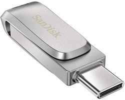 SANDISK Ultra Dual Luxe - USB-stick - Geschikt voor Smartphone/Tablet - USB-C - 128 GB