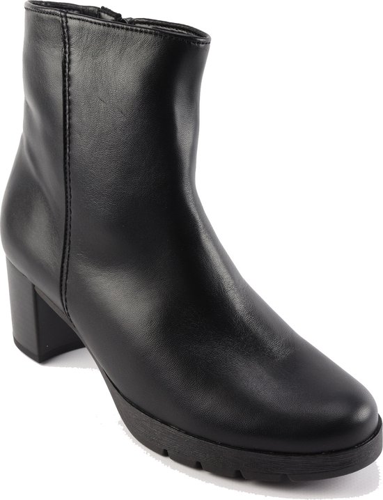 Bottines Gabor Pour Femme - Extra Large - Cuir Lisse - Talon Bloc 3 Cm - Confortables
