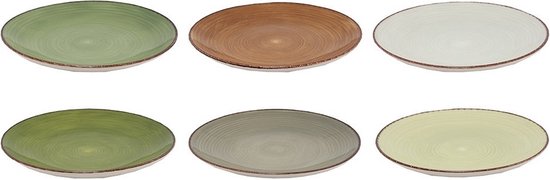 Studio Tavola Dinerborden Deep Forest ø 26.5 cm - 6 stuks