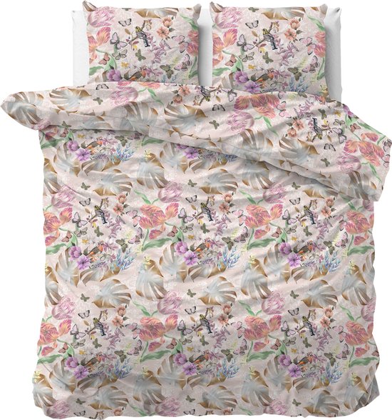 Sleeptime Sierra Dekbedovertrek - 200X200/220 + 2 x kussenslopen 60x70 - Roze