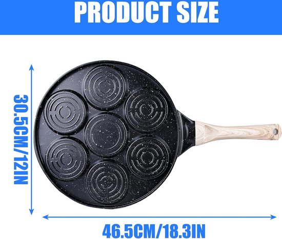 Polyester Gas pannenkoekenpannen Middel 26 cm kopen