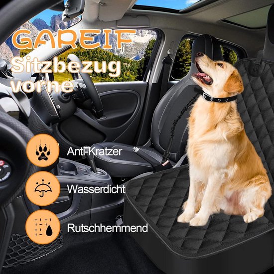 Auto Voorzitting Cover voor Honden - Duurzame Seat Cover - Waterdichte Auto Cover voor Hond - Vrachtwagen SUV van $ — afbeelding 5