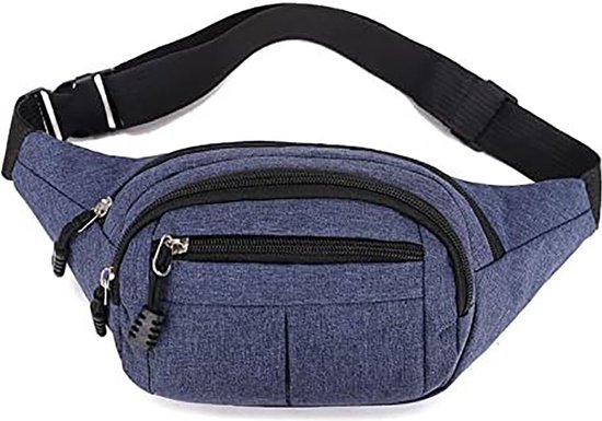 LEXICANMHS Platte Heuptas - Diefstalbestendig Geldriem Met Verborgen Zakken - Grijs Voor Reizen