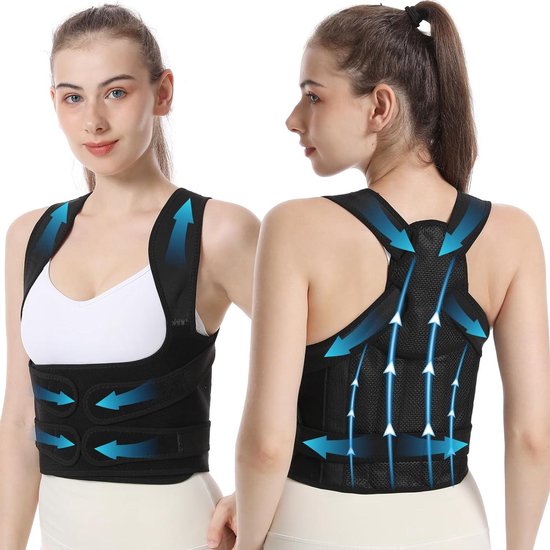 Lisseur de dos pour femmes et hommes Ceinture de correction de