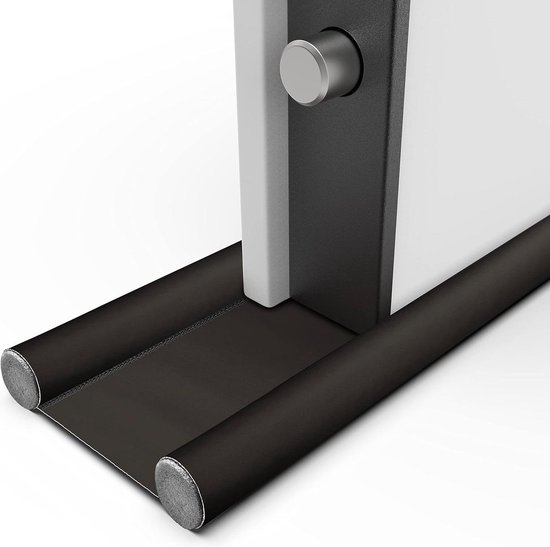 COM-FOUR® 2x tochtstopper voor de deur - deurbodemafdichting - tochtstopper met dubbele