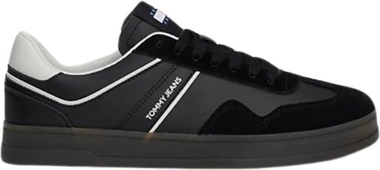 Foto: Tommy hilfiger the greenwich leren sneaker heren zwart maat 41