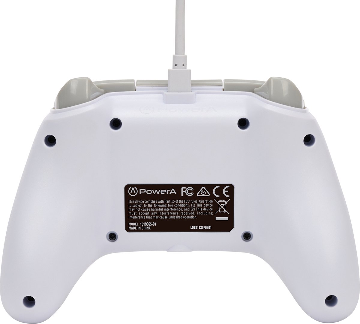 PowerA Bedrade Controller - Xbox Series X|S - Wit - 3m USB-kabel – foto 4