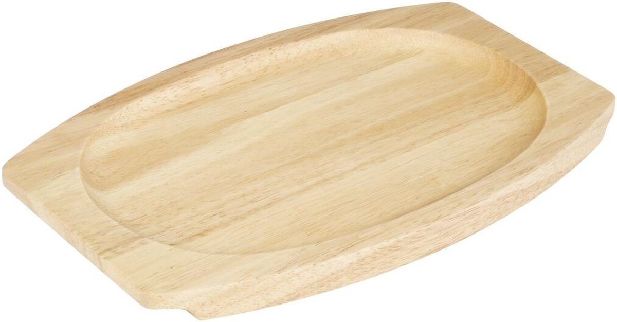 Olympia Hevea Bord voor Gietijzer Ovale Sizzler 335x205mm - FW979 - Horeca & Professioneel