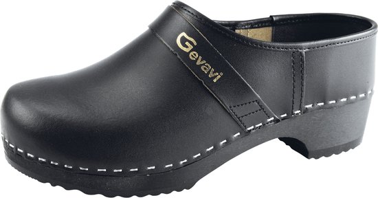 Gevavi 900 Zwart Gesloten Klompen