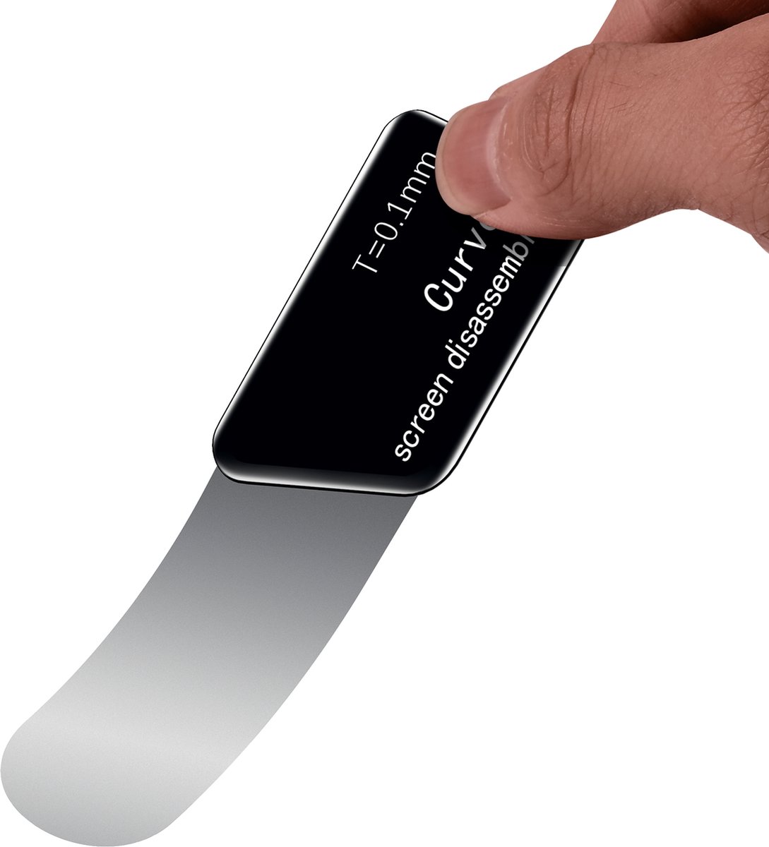 MMOBIEL Ultra Dunne 0,1mm Professionele Roestvrij Stalen Flexibele Spudger Pry Blade Repair Opening Tool