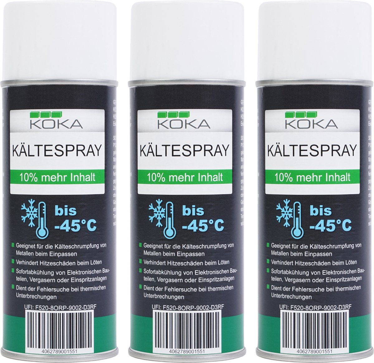 KOKA 3x koudespray tot -45Â°C