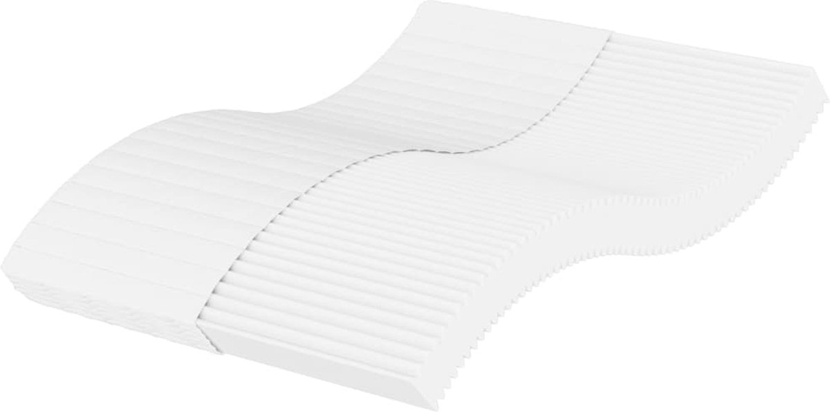vidaXL - Schuimmatras - hardheid - H2 - H3 - 120x220 - cm - wit
