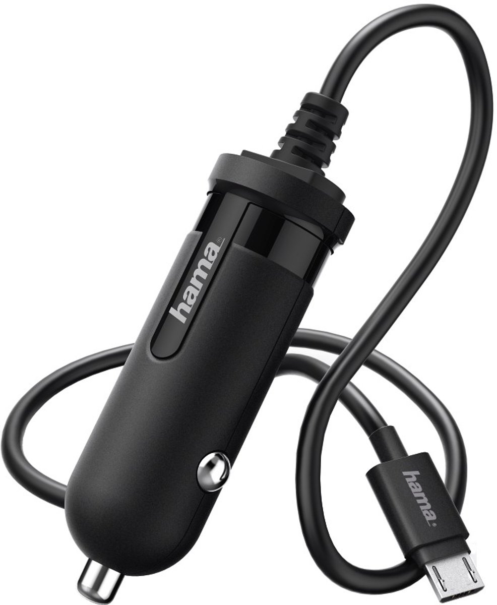 Hama 00178302 oplader voor mobiele apparatuur Mobiele telefoon, Smartphone, Tablet Zwart Sigarettenaansteker Auto