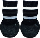 Trixie Hondensokken - Anti-slip met Rubberlaag Rondom - Zwart - XL - 2 st