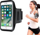 Hardloop Telefoonhouder Waterdicht Universeel voor Smartphone - Sportarmband - Geschikt voor iPhone, LG, Huawei, HTC, Motorola, Google Pixel, Samsung, Honor, Lenovo en Xiaomi - Zwart