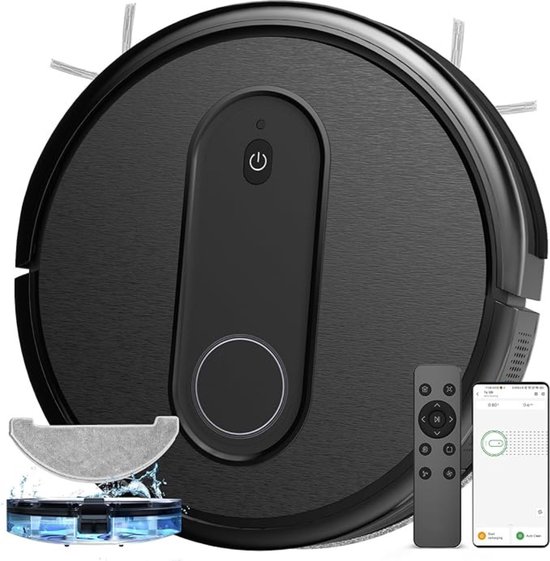 Robotstofzuiger Met Laadstation - Robotstofzuiger Met - Robotstofzuiger - €259,95