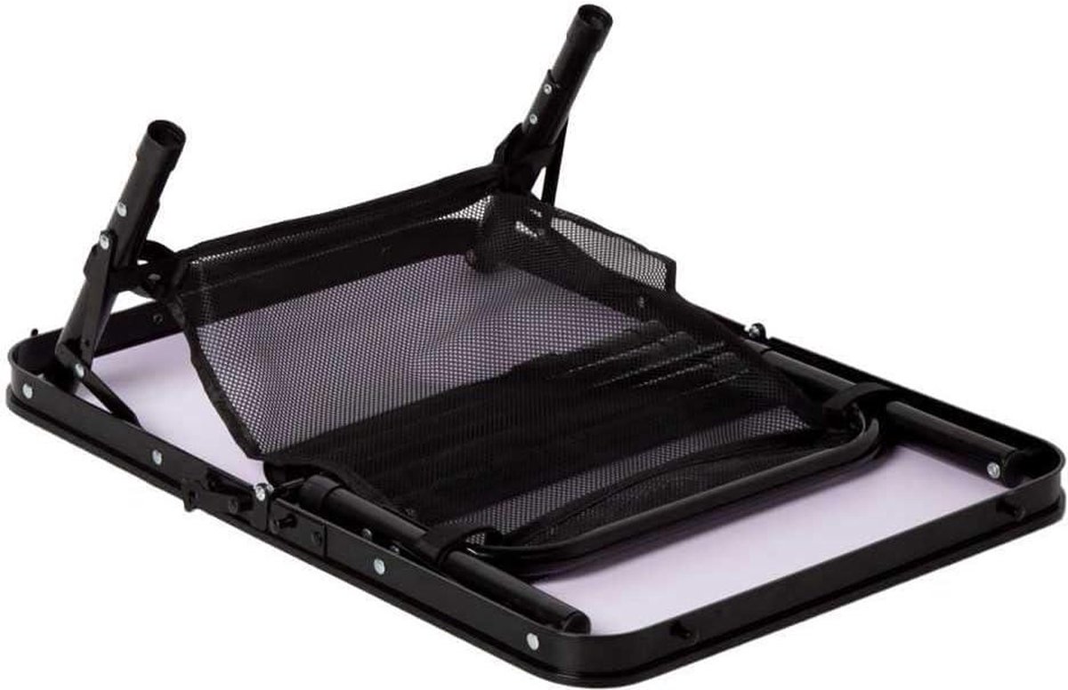 HOMCOM Outsunny® Campingtafel Klaptafel Picknicktafel In Hoogte Verstelbaar Etra Tafelblad Aluminium 120 X 60 X 40 70 Cm~0v4o17okpbg01