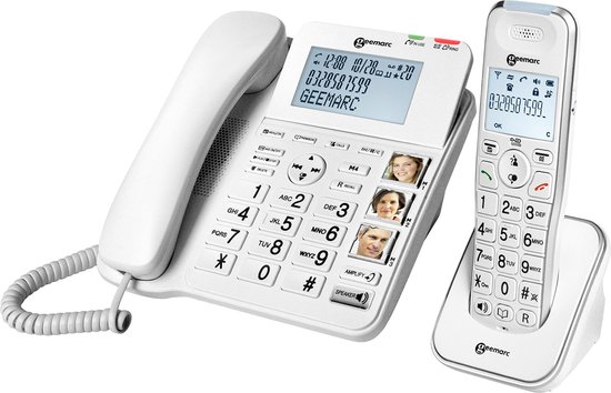 Geemarc, Vaste telefoon voor senioren Versterkt met draadloze handset foto 3