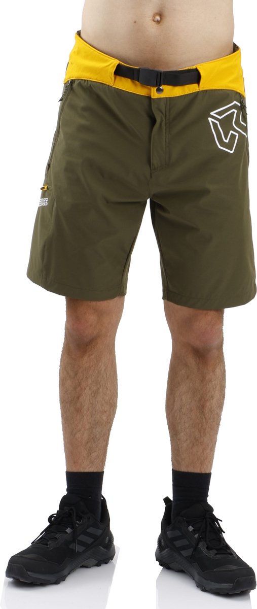 Rock Experience SCARLET RUNNER BERMUDA Heren Outdoorbroek Bermuda Wandelbroek Kort Olijf