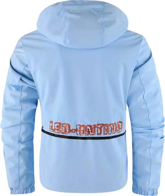 Coupe-vent Nivard pour homme - Parka - Printemps-Automne - Veste - Adulte - Coupe-vent - Plein air - Blauw - Taille L