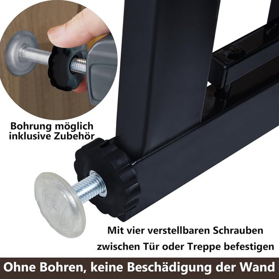HAUCK Türschutzgitter Open N Stop 2 - Grösse: 96 bis 101 cm (Neu und