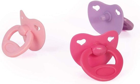Ensemble de tétines pour poupées - 3 couleurs de tétines et accessoires pour poupées