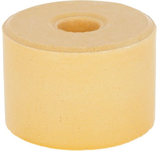 Paardenliksteen mini, rond, banaan/honing, met gat in het midden.
