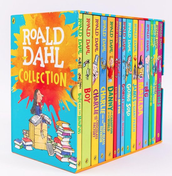 Roald Dahl Collection 16 Books Box Set (Original Edition), Roald Dahl ...